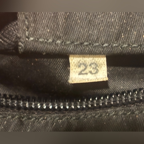 Vintage Prada Black Nylon Triangle Logo Pouch – 90s Mini Bag + Authenticity Card - Picture 6 of 7